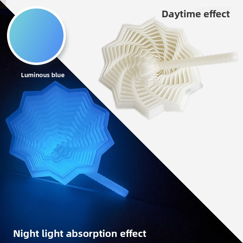 3D Printed Star-Shaped Fidget Toy with Handle for Stress Relief