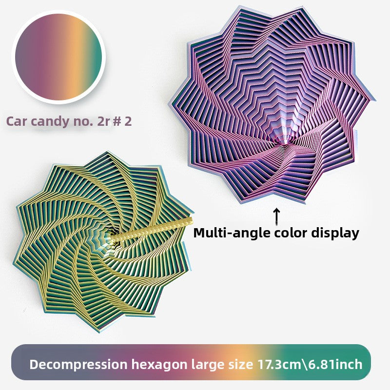 3D Printed Star-Shaped Fidget Toy with Handle for Stress Relief